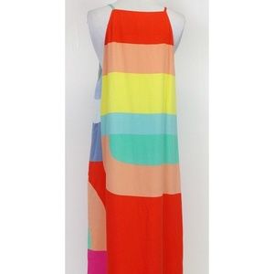 Mara Hoffman color block midi dress Size Large